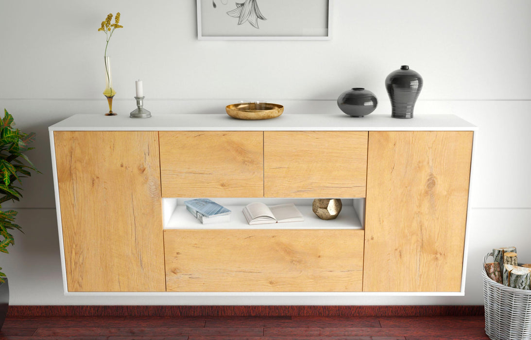 Sideboard Warren, Eiche, hängend (180x79x35cm)