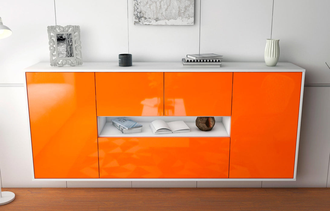 Sideboard Warren, Orange, hängend (180x79x35cm)