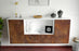 Sideboard Fort Collins, Rost, hängend (180x79x35cm)