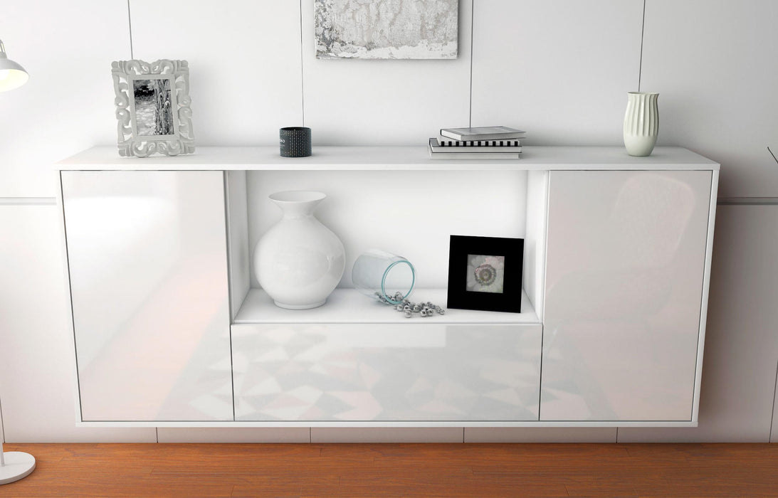 Sideboard Fort Collins, Weiß, hängend (180x79x35cm)