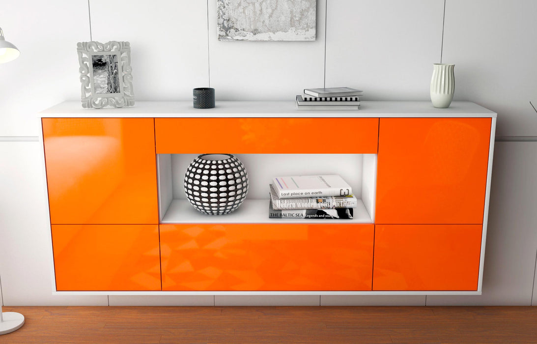 Sideboard East Los Angeles, Orange, hängend (180x79x35cm)