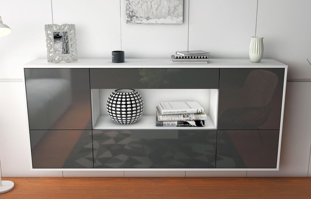 Sideboard East Los Angeles, Grau, hängend (180x79x35cm)