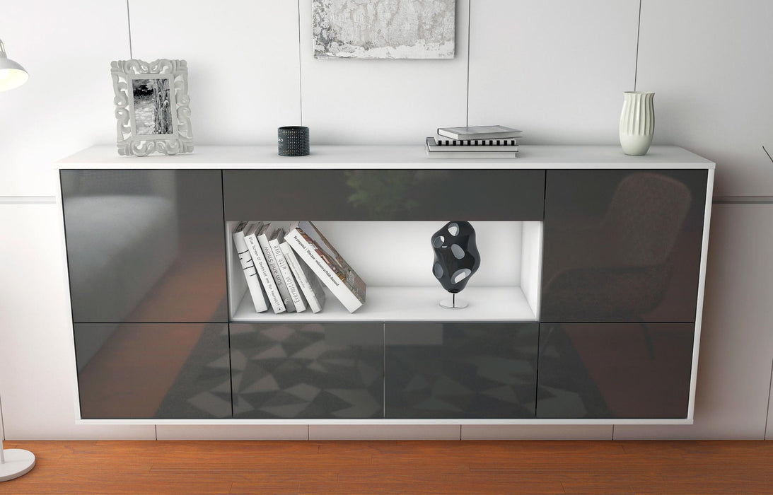 Sideboard Fullerton, Grau, hängend (180x79x35cm)