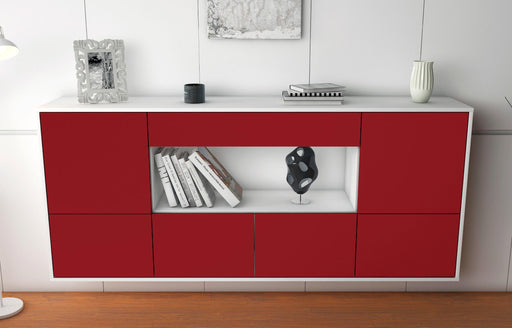 Sideboard Fullerton, Bordeaux, hängend (180x79x35cm)