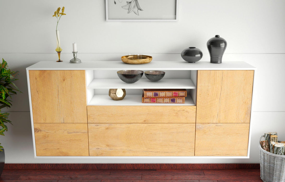 Sideboard Elk Grove, Eiche, hängend (180x79x35cm)