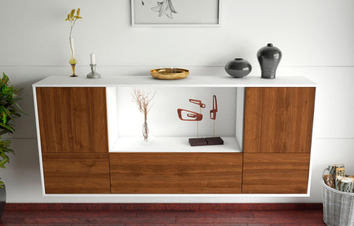 Sideboard Sunnyvale, Walnuss, hängend (180x79x35cm)