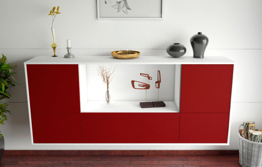 Sideboard Sunnyvale, Bordeaux, hängend (180x79x35cm)