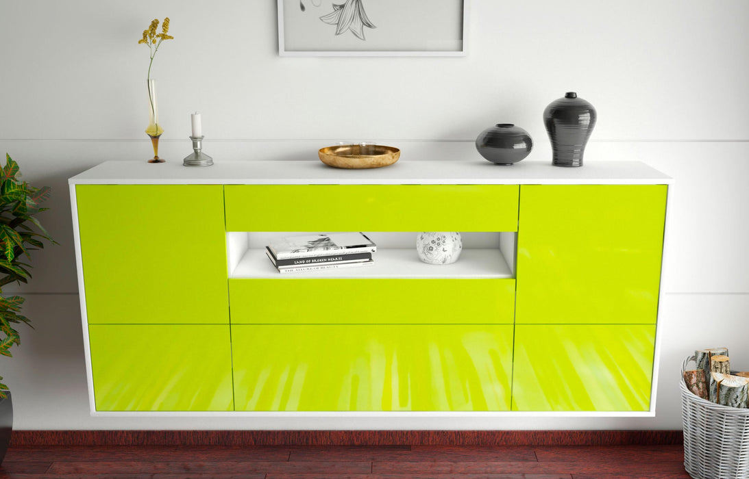 Sideboard Savannah, Grün, hängend (180x79x35cm)