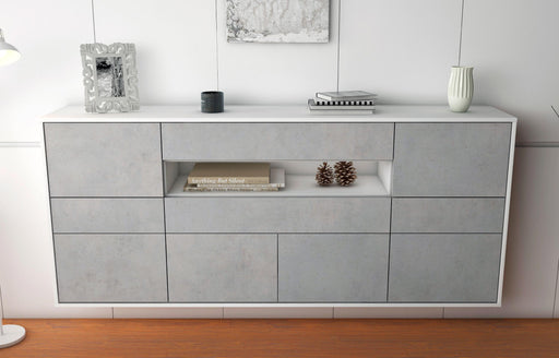 Sideboard Coral Springs, Beton, hängend (180x79x35cm)