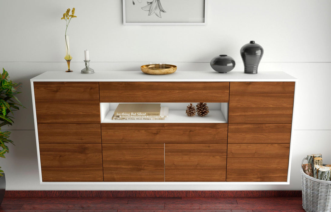 Sideboard Coral Springs, Walnuss, hängend (180x79x35cm)