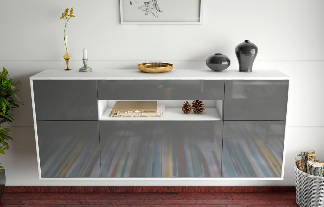 Sideboard Coral Springs, Grau, hängend (180x79x35cm)