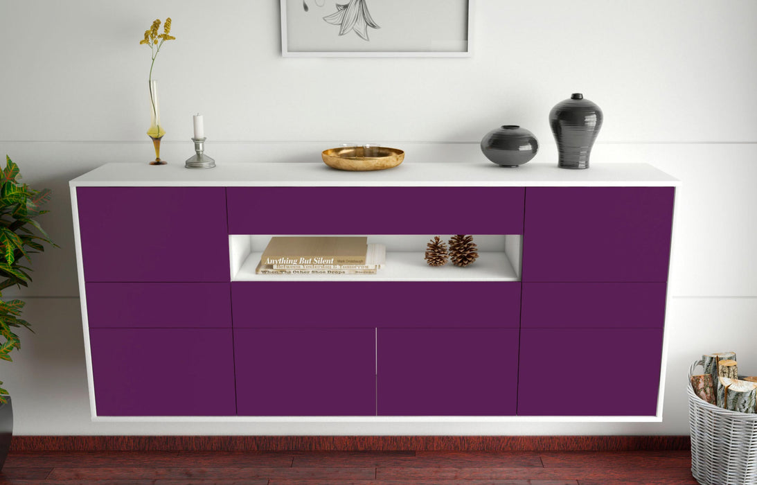 Sideboard Coral Springs, Lila, hängend (180x79x35cm)