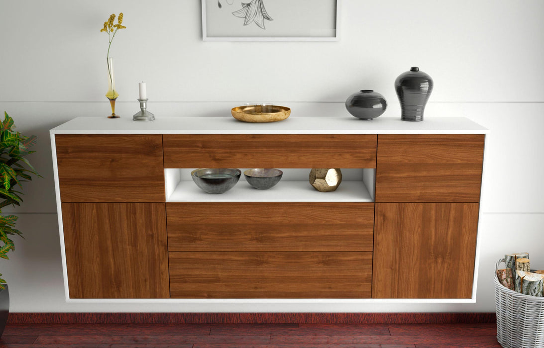 Sideboard Elizabeth, Walnuss, hängend (180x79x35cm)