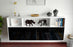 Sideboard Columbia, Schwarz, hängend (180x79x35cm)