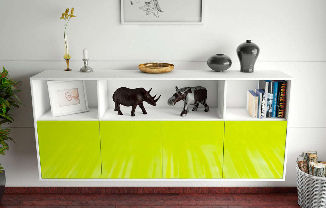 Sideboard Columbia, Grün, hängend (180x79x35cm)