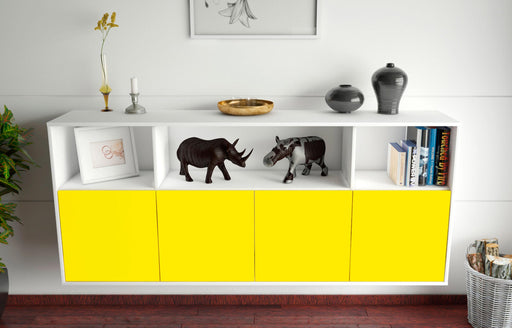 Sideboard Columbia, Gelb, hängend (180x79x35cm)