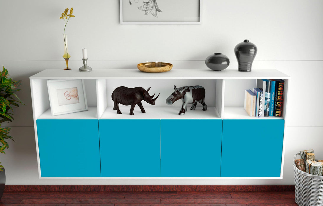 Sideboard Columbia, Türkis, hängend (180x79x35cm)