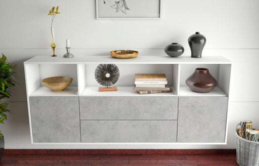 Sideboard Hartford, Beton, hängend (180x79x35cm)