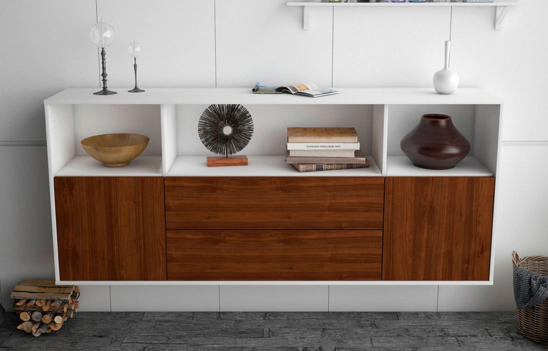 Sideboard Hartford, Walnuss, hängend (180x79x35cm)