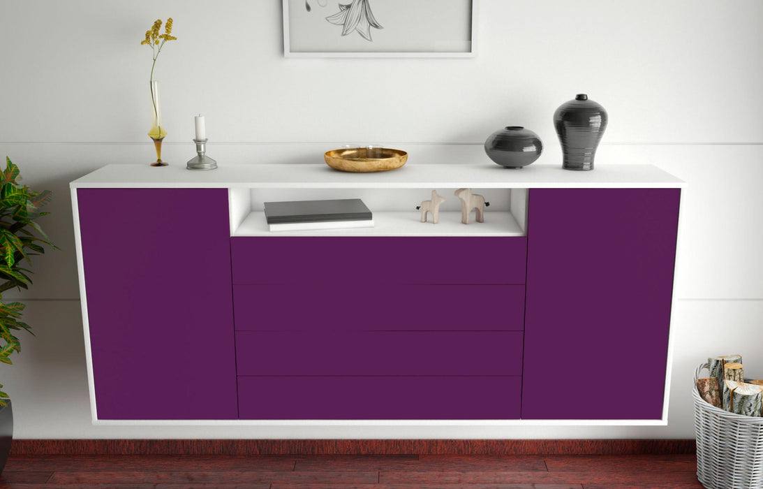 Sideboard New Haven, Lila, hängend (180x79x35cm)