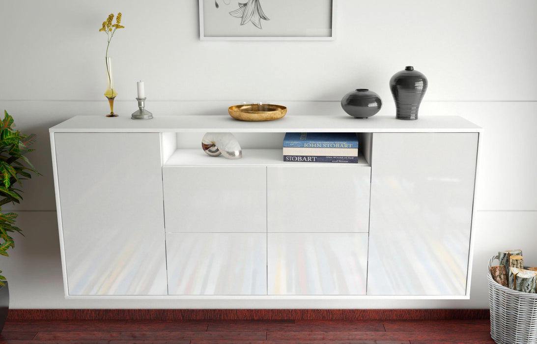 Sideboard Carrollton, Weiß, hängend (180x79x35cm)