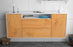 Sideboard Thousand Oaks, Eiche, hängend (180x79x35cm)