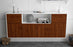 Sideboard West Valley City, Walnuss, hängend (180x79x35cm)