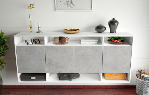 Sideboard Provo, Beton, hängend (180x79x35cm)