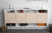 Sideboard Provo, Zeder, hängend (180x79x35cm)