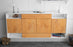 Sideboard Evansville, Eiche, hängend (180x79x35cm)