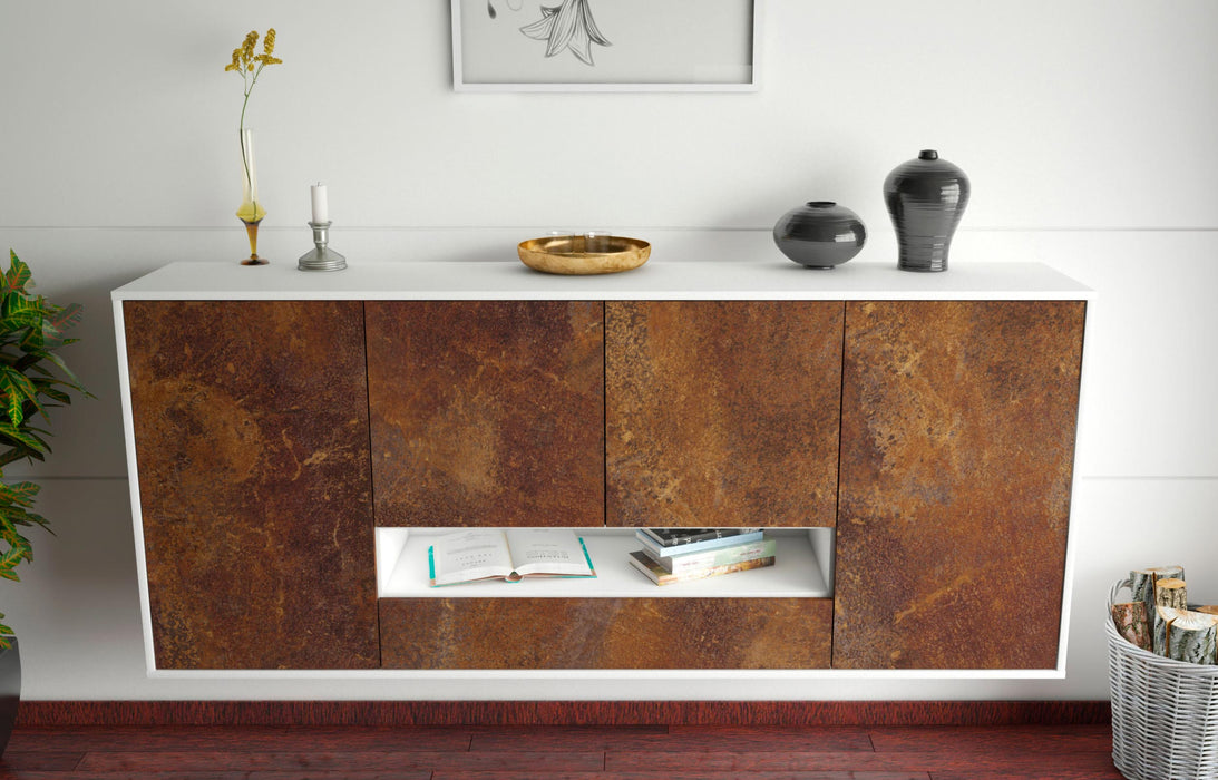 Sideboard Abilene, Rost, hängend (180x79x35cm)