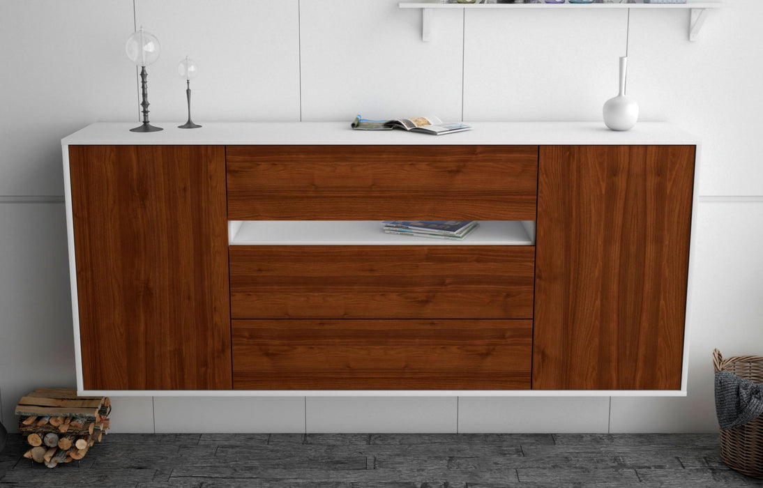 Sideboard McKinney, Walnuss, hängend (180x79x35cm)