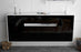 Sideboard McKinney, Schwarz, hängend (180x79x35cm)