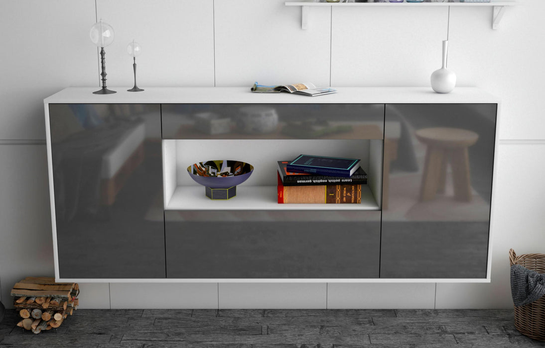 Sideboard Ann Arbor, Grau, hängend (180x79x35cm)