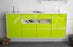 Sideboard Lansing, Grün, hängend (180x79x35cm)