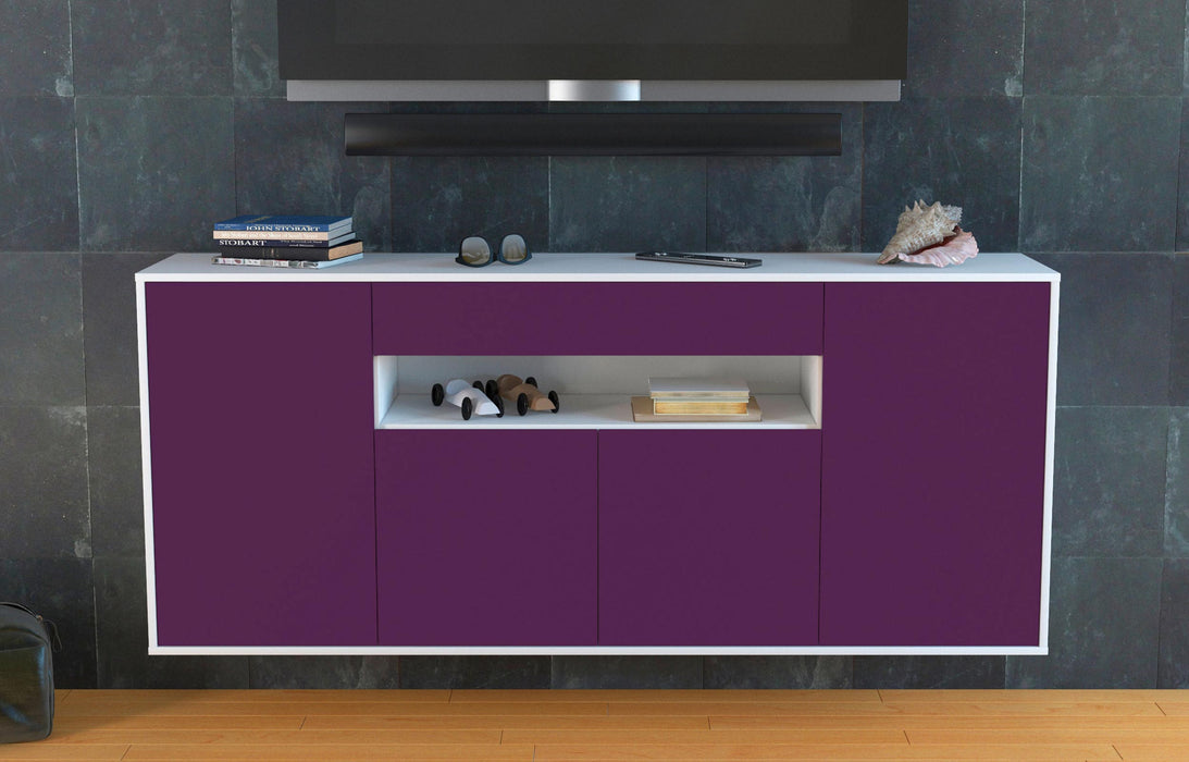 Sideboard Lansing, Lila, hängend (180x79x35cm)