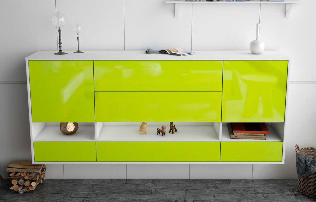 Sideboard Lafayette, Grün, hängend (180x79x35cm)