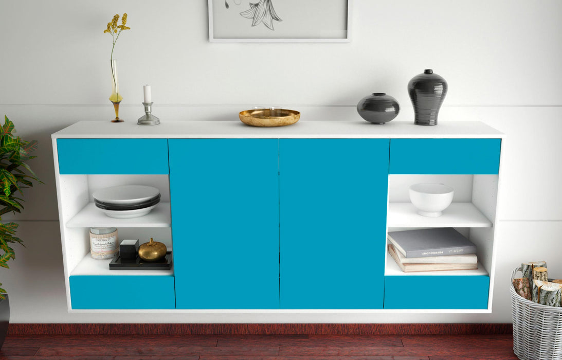 Sideboard Independence, Türkis, hängend (180x79x35cm)