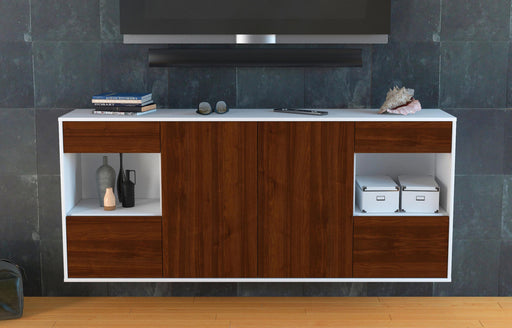 Sideboard Charleston, Walnuss, hängend (180x79x35cm)