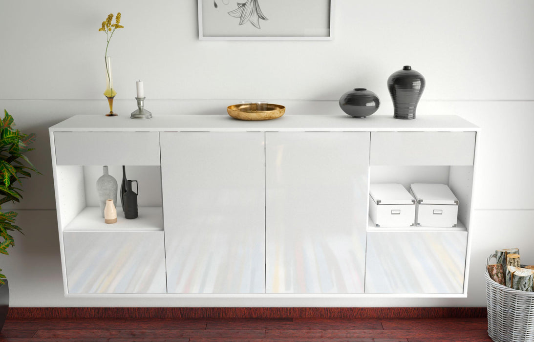 Sideboard Charleston, Weiß, hängend (180x79x35cm)