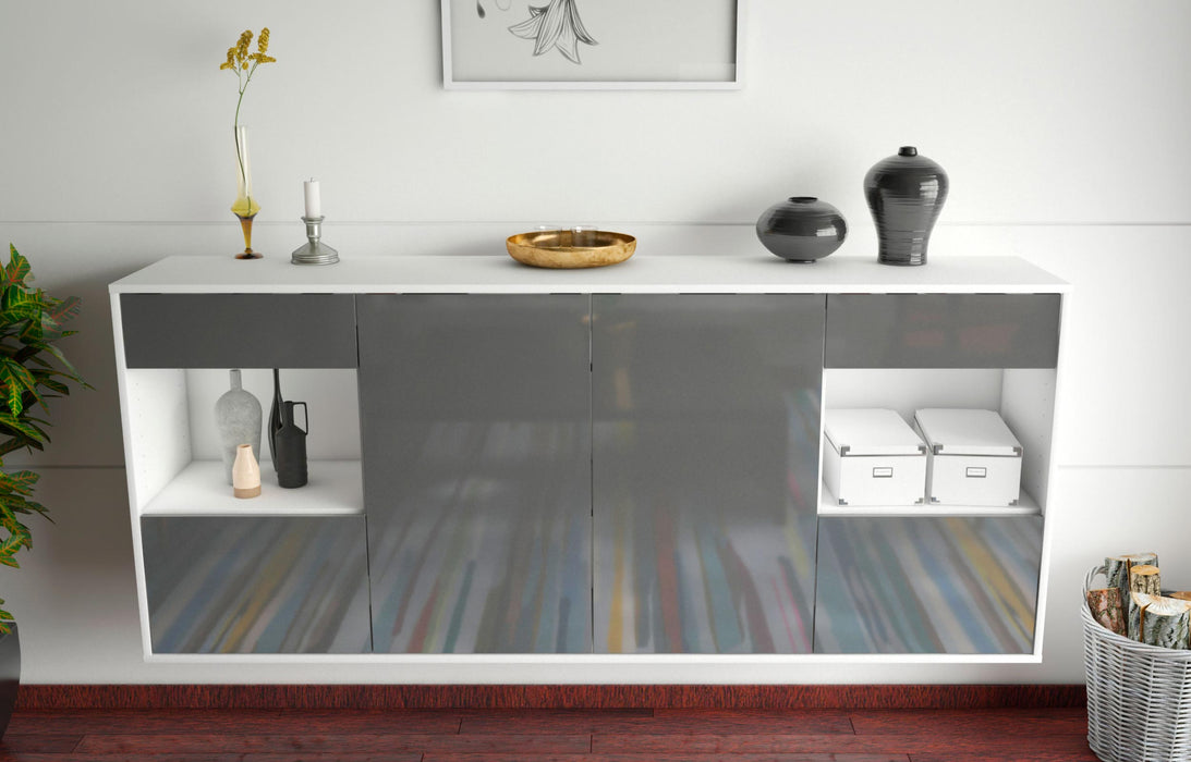 Sideboard Charleston, Grau, hängend (180x79x35cm)