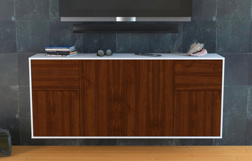 Sideboard Costa Mesa, Walnuss, hängend (180x79x35cm)