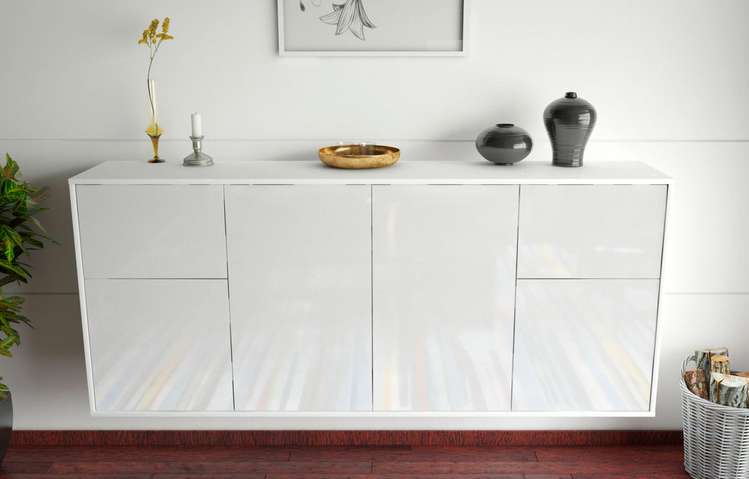 Sideboard Costa Mesa, Weiß, hängend (180x79x35cm)