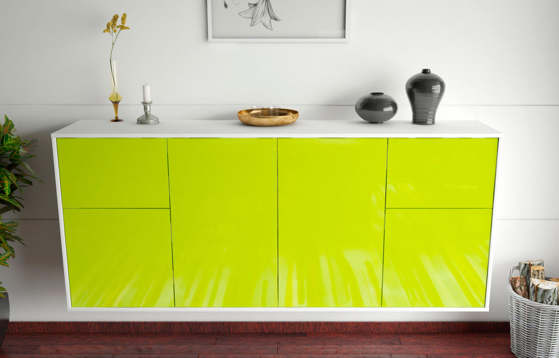 Sideboard Costa Mesa, Grün, hängend (180x79x35cm)