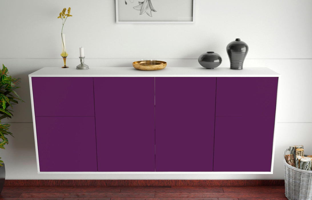 Sideboard Costa Mesa, Lila, hängend (180x79x35cm)