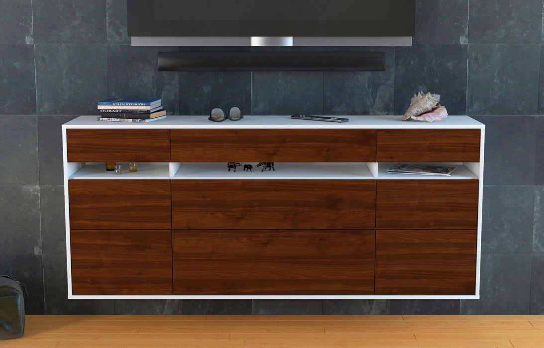 Sideboard Manchester, Walnuss, hängend (180x79x35cm)