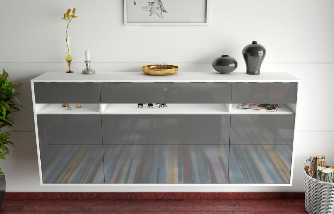 Sideboard Manchester, Grau, hängend (180x79x35cm)