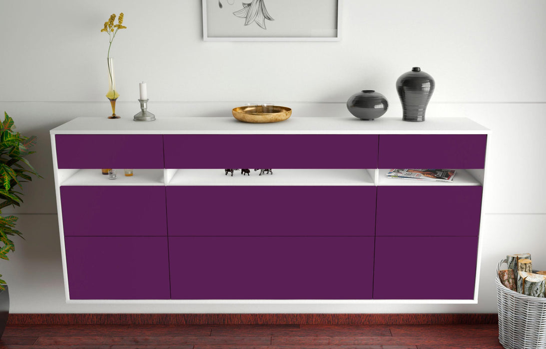 Sideboard Manchester, Lila, hängend (180x79x35cm)