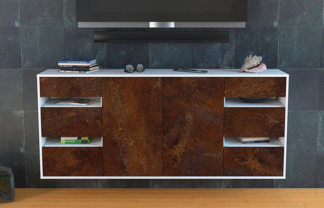 Sideboard Roseville, Rost, hängend (180x79x35cm)