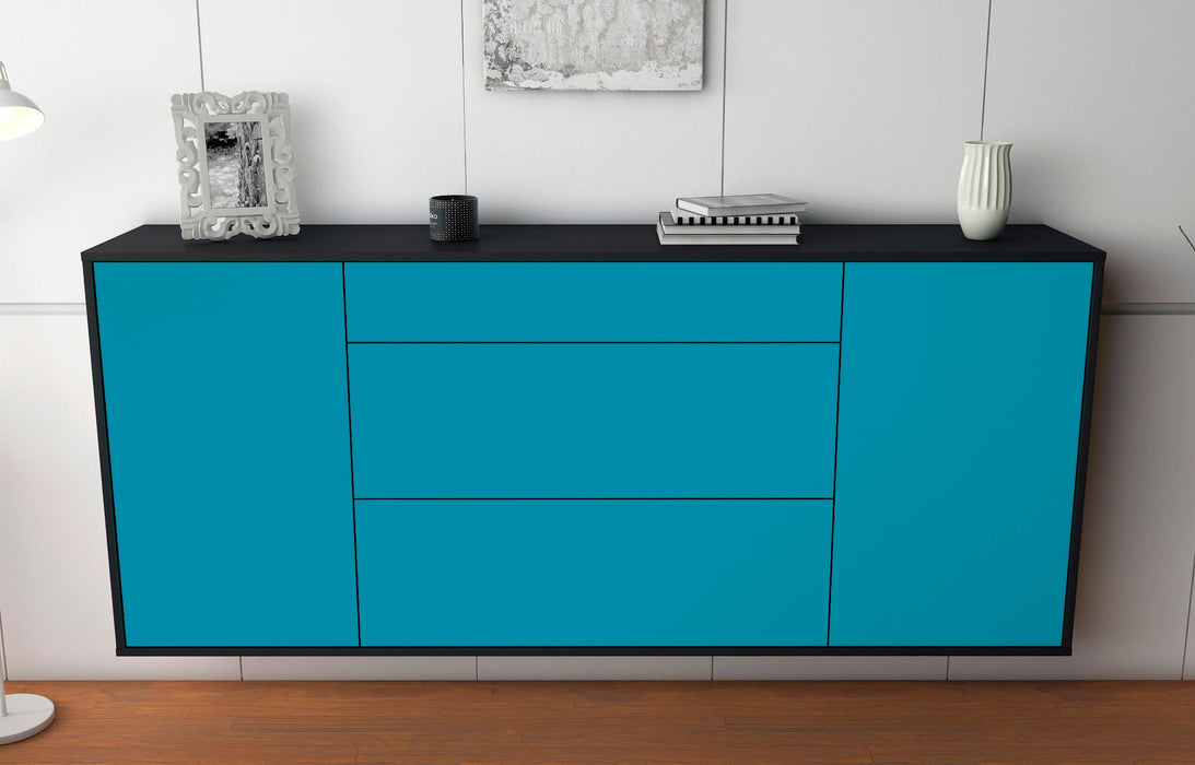 Sideboard Syracuse, Türkis, hängend (180x79x35cm)